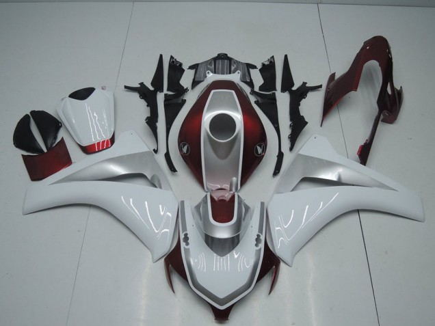 Discount 2008-2011 Red White and Silver Honda CBR1000RR Bike Fairing Canada