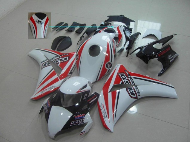 Discount 2008-2011 White Red Rsd Honda CBR1000RR Motorcycle Fairing Kit Canada