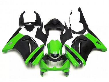 Discount 2008-2012 Green Black Kawasaki EX250 Bike Fairings Canada