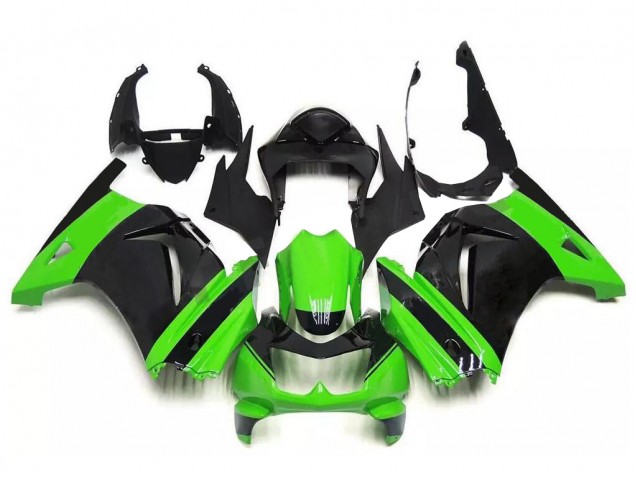 Discount 2008-2012 Green Black Kawasaki EX250 Bike Fairings Canada