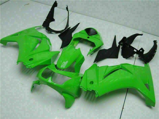 Discount 2008-2012 Green Kawasaki EX250 Motorcycle Fairings Kits Canada