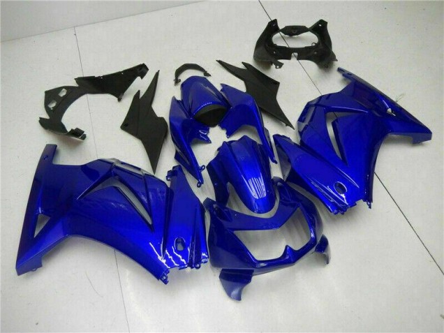 Discount 2008-2012 Glossy Blue Kawasaki EX250 Motorcycle Fairings Kit Canada