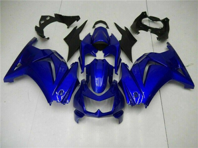 Discount 2008-2012 Glossy Blue Kawasaki EX250 Motorcycle Fairings Kit Canada