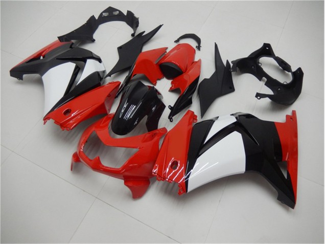 Discount 2008-2012 Red Black White Kawasaki EX250 Motorcycle Fairings Canada