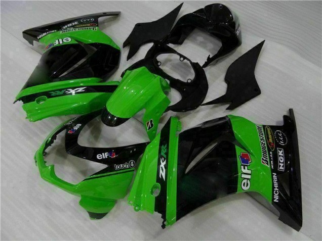 Discount 2008-2012 Black Green Kawasaki EX250 Motorcycle Fairings Canada