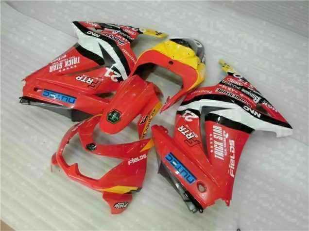 Discount 2008-2012 Red Yellow Kawasaki EX250 Motorcycle Fairing Kit Canada