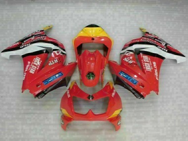 Discount 2008-2012 Red Yellow Kawasaki EX250 Motorcycle Fairing Kit Canada