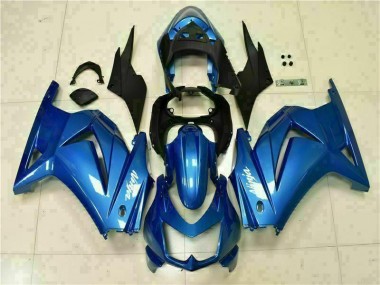 Discount 2008-2012 Blue Black White Ninja Kawasaki EX250 Moto Fairings Canada