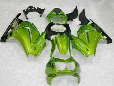 Discount 2008-2012 Green Black Kawasaki EX250 Motorcycle Fairings Canada