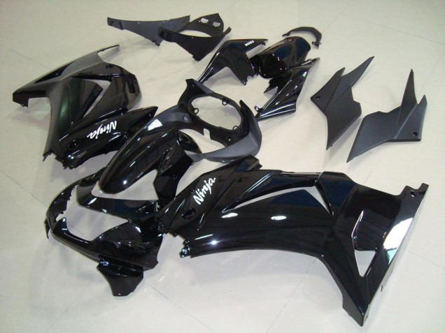 Discount 2008-2012 Glossy Black Kawasaki ZX250R Replacement Fairings Canada