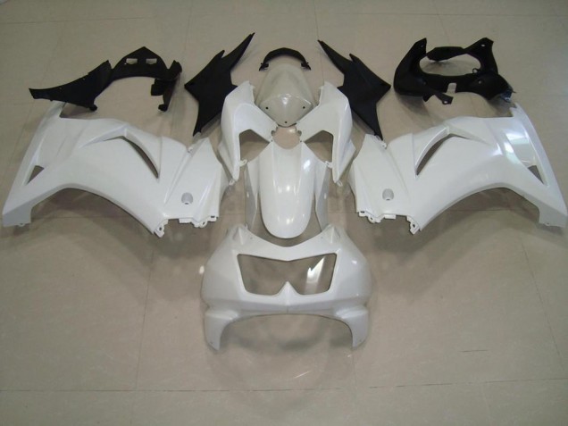 Discount 2008-2012 White Kawasaki ZX250R Moto Fairings Canada