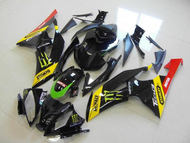 Discount 2008-2016 Yellow Monster Yamaha YZF R6 Replacement Fairings Canada