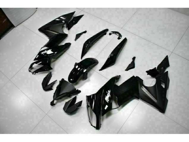 Discount 2009-2011 Glossy Black Kawasaki EX650 Bike Fairings Canada