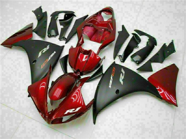 Discount 2009-2011 Red Black Yamaha YZF R1 Motorbike Fairing Kits Canada