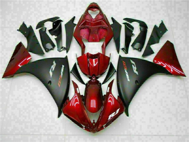 Discount 2009-2011 Red Black Yamaha YZF R1 Motorbike Fairing Kits Canada