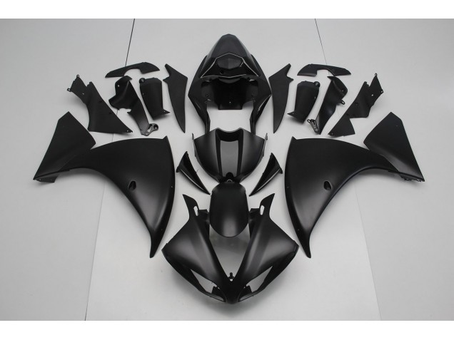 Discount 2009-2011 Matte Black Yamaha YZF R1 Moto Fairings Canada