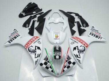 Discount 2009-2011 White Black Abrath Yamaha YZF R1 Motorcycle Fairings Canada