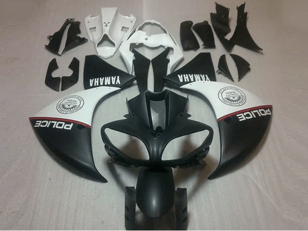 Discount 2009-2011 Matte Black White Yamaha YZF R1 Bike Fairing Canada