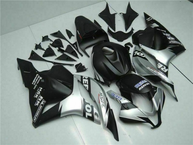 Discount 2009-2012 Black Silver Repsol Honda CBR600RR Motorcycle Fairings Kits Canada