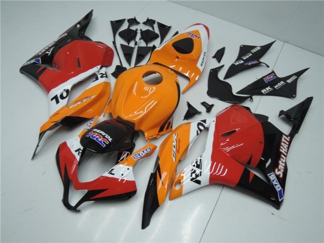 Discount 2009-2012 Orange Red Black Repsol Honda CBR600RR Motorcycle Fairings Canada