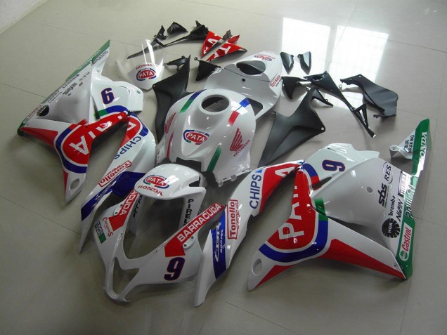 Discount 2009-2012 Red White Pata Honda CBR600RR Motorcycle Fairing Kit Canada