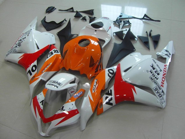 Discount 2009-2012 White New Repsol Honda CBR600RR Replacement Motorcycle Fairings Canada