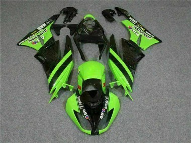 Discount 2009-2012 Black Green 3M Touch4 Kawasaki ZX6R Motorbike Fairing Canada