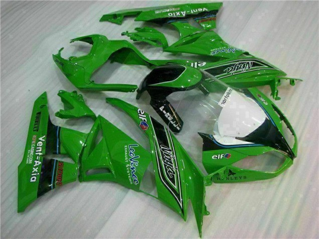 Discount 2009-2012 Green Black LeoVince Kawasaki ZX6R Motorcycle Fairing Kit Canada