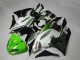 Discount 2009-2012 Green Black White 25 Kawasaki ZX6R Bike Fairings Canada