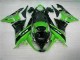 Discount 2009-2012 Green Black Kawasaki ZX6R Motor Bike Fairings Canada