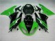 Discount 2009-2012 Black Green Kawasaki ZX6R Bike Fairing Kit Canada