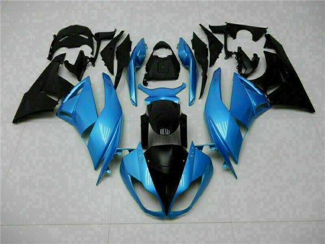 Discount 2009-2012 Blue Black Kawasaki ZX6R Motorcycle Fairings Canada