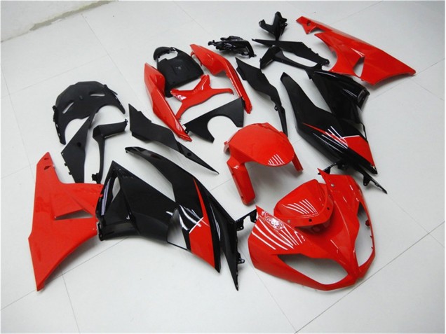 Discount 2009-2012 Red Black Kawasaki ZX6R Bike Fairings Canada