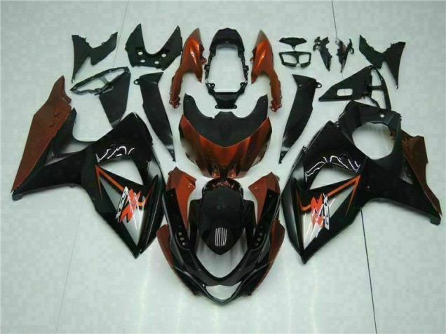 Discount 2009-2016 Brown Black Suzuki GSXR1000 Bike Fairing Kit Canada