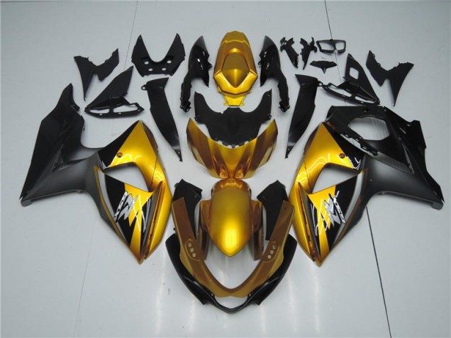 Discount 2009-2016 Golden Black Suzuki GSXR1000 Motorcycle Fairings Canada