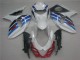 Discount 2009-2016 White Blue Suzuki GSXR1000 Replacement Fairings Canada