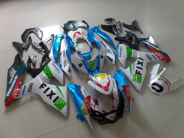 Discount 2009-2016 Light Blue Fixi Suzuki GSXR 1000 K9 Motorcycle Fairing Kits Canada