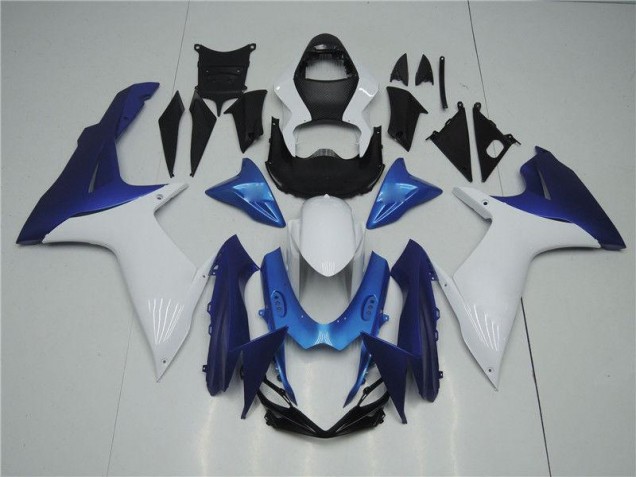 Discount 2011-2024 White Blue Suzuki GSXR 600/750 Replacement Fairings Canada