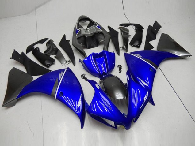 Discount 2012-2014 Black Blue Yamaha YZF R1 Bike Fairing Kit Canada