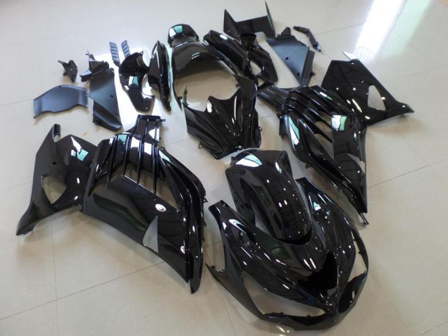 Discount 2012-2021 Glossy Black Kawasaki ZX14R ZZR1400 Motorbike Fairing Kits Canada