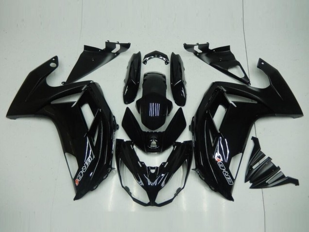 Discount 2012-2016 Glossy Black Kawasaki EX650 Motorcycle Fairings Kit Canada