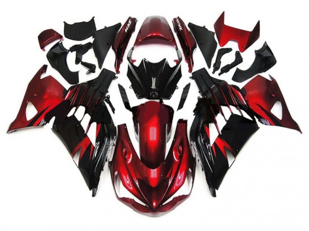 Discount 2012-2021 Red Black Kawasaki ZX14R ZZR1400 Motorbike Fairings Canada