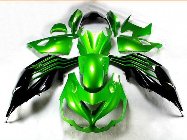 Discount 2012-2021 Black Green Kawasaki ZX14R ZZR1400 Motorcycle Replacement Fairings Canada