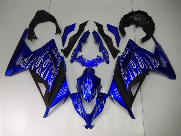 Discount 2013-2016 Blue White Black Kawasaki EX300 Bike Fairing Canada