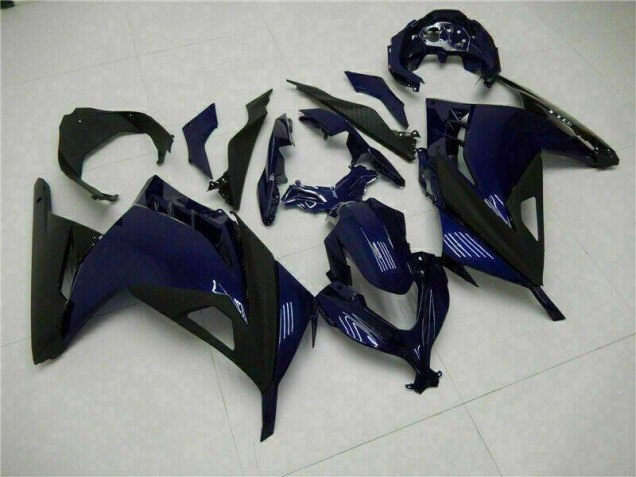 Discount 2013-2016 Blue Black Kawasaki EX300 Motorcycle Fairings Kits Canada