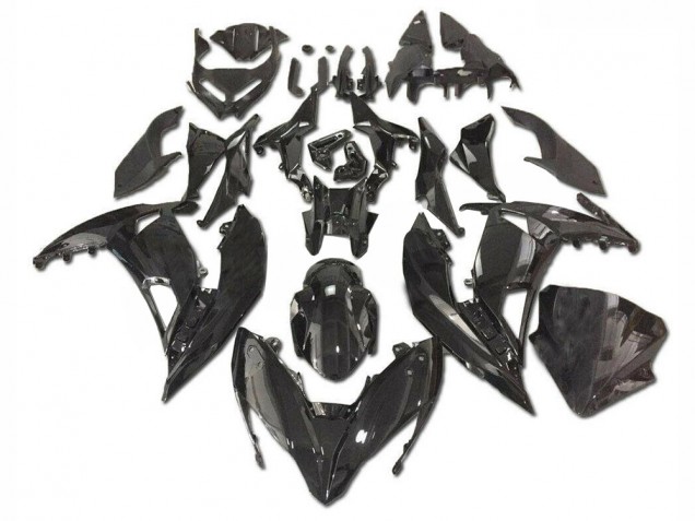 Discount 2017-2019 Glossy Black Kawasaki EX650 Bike Fairing Kit Canada