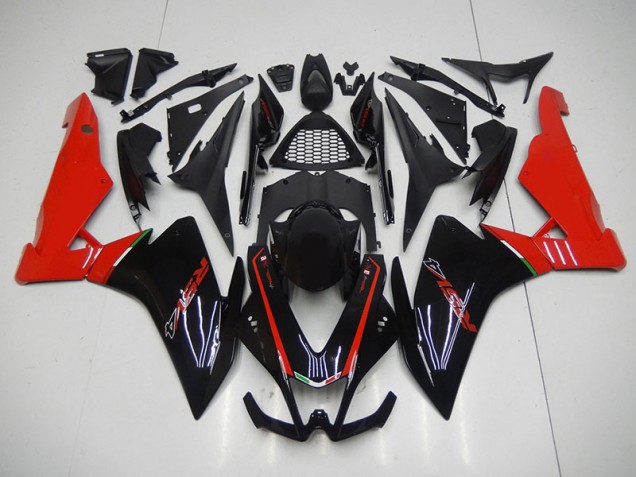 Discount 2009-2015 Black Red Aprilia RSV4 Moto Fairings Canada