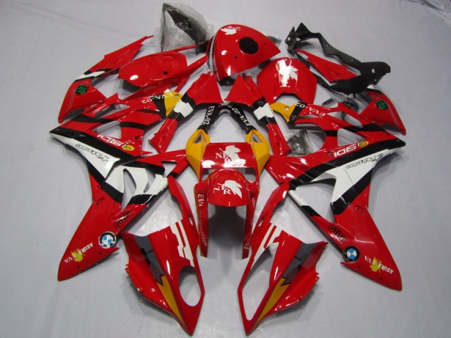 Discount 2009-2014 Red White BMW S1000RR Motorcycle Fairings Canada