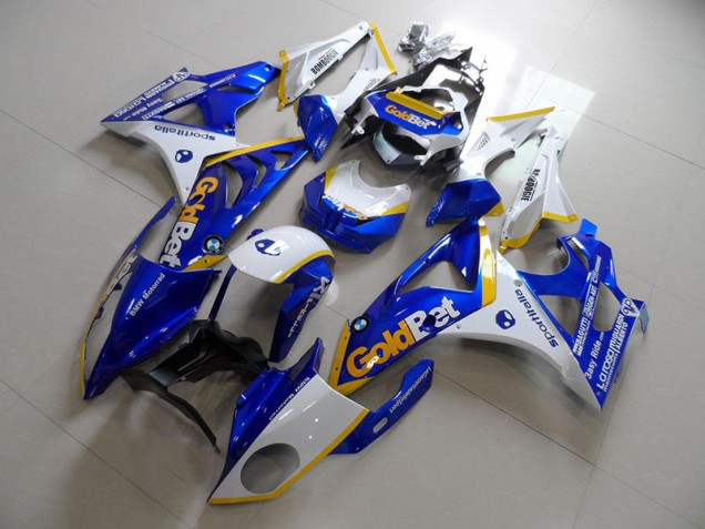 Discount 2009-2014 Blue White GoldBet BMW S1000RR Motorcycle Fairings Kit Canada