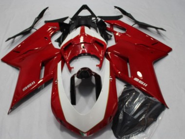 Discount 2007-2014 Red Ducati 1198 Motorcycle Fairing Kit Canada